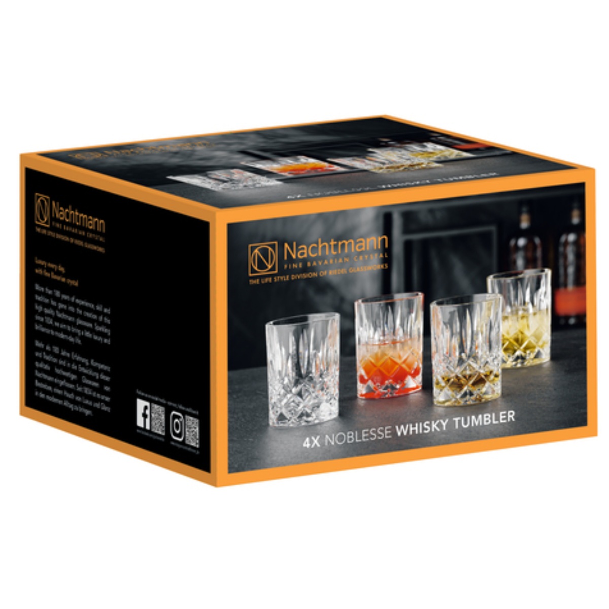 Noblesse Whiskey Tumbler Set of 4 image number null